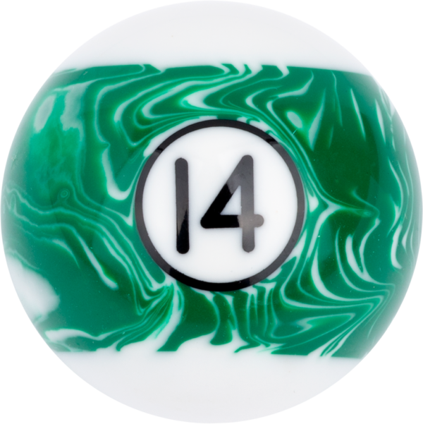 White Marble Replacement Ball - #14